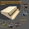 image:imageGolden State Art Archival Drop Front Storage Box Tan1175x1525x3 Inch  AcidFree Museum Box with Metal Edge Corner for Storing Artwork Photos Documents Prints Arts And CraftsTan