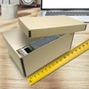 image:imageGolden State Art Archival Photos Storage Boxes 5x7x12 Tan  AcidFree Box Holds Up to 1100 of 5x7 Pictures 4x6 Photo Container for Storing Artwork Pictures Prints Negatives FilmsTan
