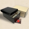 image:imageGolden State Art Archival Photos Storage Boxes 5x7x12 Tan  AcidFree Box Holds Up to 1100 of 5x7 Pictures 4x6 Photo Container for Storing Artwork Pictures Prints Negatives FilmsBlack