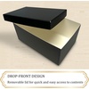 image:imageGolden State Art Archival Photos Storage Boxes 5x7x12 Tan  AcidFree Box Holds Up to 1100 of 5x7 Pictures 4x6 Photo Container for Storing Artwork Pictures Prints Negatives FilmsBlack