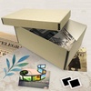 image:imageGolden State Art Archival Photos Storage Boxes 5x7x12 Tan  AcidFree Box Holds Up to 1100 of 5x7 Pictures 4x6 Photo Container for Storing Artwork Pictures Prints Negatives FilmsTan