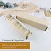 image:imageGolden State Art Archival Slide Storage Box Tan 155x115x3  AcidFree Metal Edge Organizer With 6 Inner File Cases Holds Up to 840 Films For Storing Photos and Negatives25 x 2125 x 11