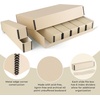 image:imageGolden State Art Archival Slide Storage Box Tan 155x115x3  AcidFree Metal Edge Organizer With 6 Inner File Cases Holds Up to 840 Films For Storing Photos and Negatives155 x 115 x 3