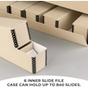 image:imageGolden State Art Archival Slide Storage Box Tan 155x115x3  AcidFree Metal Edge Organizer With 6 Inner File Cases Holds Up to 840 Films For Storing Photos and Negatives155 x 115 x 3