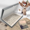 image:imageGolden State Art Clamshell Archival Folio Storage Box 11x17 Gray  AcidFree Photo Box with Metal Edge Corner Preserve And Store Paper Documents Cards Prints Arts and Crafts DIY Projects13x19