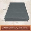 image:imageGolden State Art Clamshell Archival Folio Storage Box 11x17 Gray  AcidFree Photo Box with Metal Edge Corner Preserve And Store Paper Documents Cards Prints Arts and Crafts DIY Projects11x14 Pack of 2
