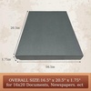 image:imageGolden State Art Clamshell Archival Folio Storage Box 11x17 Gray  AcidFree Photo Box with Metal Edge Corner Preserve And Store Paper Documents Cards Prints Arts and Crafts DIY Projects16x20