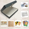 image:imageGolden State Art Clamshell Archival Folio Storage Box 11x17 Gray  AcidFree Photo Box with Metal Edge Corner Preserve And Store Paper Documents Cards Prints Arts and Crafts DIY Projects9x12 Pack of 2