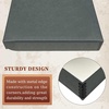 image:imageGolden State Art Clamshell Archival Folio Storage Box 11x17 Gray  AcidFree Photo Box with Metal Edge Corner Preserve And Store Paper Documents Cards Prints Arts and Crafts DIY Projects9x12 Pack of 2