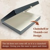 image:imageGolden State Art Clamshell Archival Folio Storage Box 11x17 Gray  AcidFree Photo Box with Metal Edge Corner Preserve And Store Paper Documents Cards Prints Arts and Crafts DIY Projects16x20
