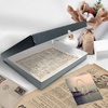 image:imageGolden State Art Clamshell Archival Folio Storage Box 11x17 Gray  AcidFree Photo Box with Metal Edge Corner Preserve And Store Paper Documents Cards Prints Arts and Crafts DIY Projects16x20