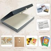 image:imageGolden State Art Clamshell Archival Folio Storage Box 11x17 Gray  AcidFree Photo Box with Metal Edge Corner Preserve And Store Paper Documents Cards Prints Arts and Crafts DIY Projects16x20