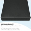image:imageGolden State Art Clamshell Archival Folio Storage Box 9x12 Inch Black  AcidFree Photo Box with Metal Edge Corner Preserve And Store Paper Documents Cards Prints Arts and Crafts DIY ProjectsBlack