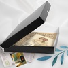 image:imageGolden State Art Clamshell Archival Folio Storage Box 9x12 Inch Black  AcidFree Photo Box with Metal Edge Corner Preserve And Store Paper Documents Cards Prints Arts and Crafts DIY ProjectsBlack