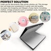 image:imageGolden State Art Clamshell Archival Folio Storage Box 9x12 Inch Black  AcidFree Photo Box with Metal Edge Corner Preserve And Store Paper Documents Cards Prints Arts and Crafts DIY ProjectsBlack