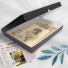 image:imageGolden State Art Clamshell Archival Folio Storage Box 9x12 Inch Black  AcidFree Photo Box with Metal Edge Corner Preserve And Store Paper Documents Cards Prints Arts and Crafts DIY ProjectsBlack