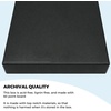 image:imageGolden State Art Clamshell Archival Folio Storage Box 9x12 Inch Black  AcidFree Photo Box with Metal Edge Corner Preserve And Store Paper Documents Cards Prints Arts and Crafts DIY ProjectsBlack