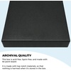 image:imageGolden State Art Clamshell Archival Folio Storage Box 9x12 Inch Black  AcidFree Photo Box with Metal Edge Corner Preserve And Store Paper Documents Cards Prints Arts and Crafts DIY ProjectsBlack