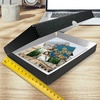 image:imageGolden State Art Clamshell Archival Folio Storage Box 9x12 Inch Black  AcidFree Photo Box with Metal Edge Corner Preserve And Store Paper Documents Cards Prints Arts and Crafts DIY ProjectsBlack