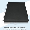 image:imageGolden State Art Clamshell Archival Folio Storage Box 9x12 Inch Black  AcidFree Photo Box with Metal Edge Corner Preserve And Store Paper Documents Cards Prints Arts and Crafts DIY ProjectsBlack