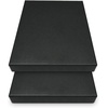image:imageGolden State Art Clamshell Archival Folio Storage Box 9x12 Inch Black  AcidFree Photo Box with Metal Edge Corner Preserve And Store Paper Documents Cards Prints Arts and Crafts DIY ProjectsBlack
