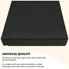 image:imageGolden State Art Clamshell Archival Folio Storage Box 9x12 Inch Black  AcidFree Photo Box with Metal Edge Corner Preserve And Store Paper Documents Cards Prints Arts and Crafts DIY ProjectsBlack