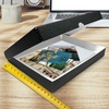 image:imageGolden State Art Clamshell Archival Folio Storage Box 9x12 Inch Black  AcidFree Photo Box with Metal Edge Corner Preserve And Store Paper Documents Cards Prints Arts and Crafts DIY ProjectsBlack