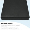 image:imageGolden State Art Clamshell Archival Folio Storage Box 9x12 Inch Black  AcidFree Photo Box with Metal Edge Corner Preserve And Store Paper Documents Cards Prints Arts and Crafts DIY ProjectsBlack
