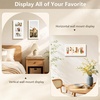 image:imageGolden State Art Collage Frame 7x14 for 3 4x6 Photos Wood Distressed Brown  Clear Real Glass and White Mat Horizontal amp Vertical Display Multi Pictures For Gallery Wall Home Decor amp Holiday GiftWhite With White Mat