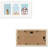 image:imageGolden State Art Collage Frame 7x14 for 3 4x6 Photos Wood Distressed Brown  Clear Real Glass and White Mat Horizontal amp Vertical Display Multi Pictures For Gallery Wall Home Decor amp Holiday GiftWhite With White Mat