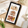 image:imageGolden State Art Collage Frame 7x14 for 3 4x6 Photos Wood Distressed Brown  Clear Real Glass and White Mat Horizontal amp Vertical Display Multi Pictures For Gallery Wall Home Decor amp Holiday GiftBlack With White Mat