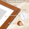 image:imageGolden State Art Collage Frame 7x14 for 3 4x6 Photos Wood Distressed Brown  Clear Real Glass and White Mat Horizontal amp Vertical Display Multi Pictures For Gallery Wall Home Decor amp Holiday GiftBrown With White Mat