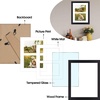 image:imageGolden State Art Collage Frame 8x10 for 2 4x6 Photos Wood Distressed White  Clear Real Glass amp 2 Openings White Mat Horizontal amp Vertical Display Multi Prints For Wall Mount Home Decor Holiday GiftBlack
