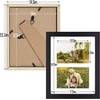 image:imageGolden State Art Collage Frame 8x10 for 2 4x6 Photos Wood Distressed White  Clear Real Glass amp 2 Openings White Mat Horizontal amp Vertical Display Multi Prints For Wall Mount Home Decor Holiday GiftBlack