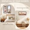 image:imageGolden State Art Collage Frame 8x20 for 4 4x6 Photos Wood Distressed Brown  Clear Real Glass amp 4 Openings White Mat Horizontal amp Vertical Display Multi Picture For Wall Mount Home Decor Holiday GiftDistressed Brown