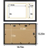 image:imageGolden State Art Diploma Frame with Tassel Holder and Photo Black Wood  Real Glass Black Gold Mat Fit 85x11 Certificate and 4x6 Picture College Degree Graduation Keepsake for Home Office DecorWhite Over Gold Mat