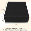 image:imageGolden State Art Drop Front Archival Storage Box 875x1075x3Black  AcidFree 8x10 Museum Photo Storage Box with Metal Edge Preserve Documents Prints Poster Photographs Arts And Crafts85x11