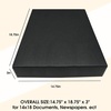 image:imageGolden State Art Drop Front Archival Storage Box 875x1075x3Black  AcidFree 8x10 Museum Photo Storage Box with Metal Edge Preserve Documents Prints Poster Photographs Arts And Crafts14x18