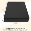 image:imageGolden State Art Drop Front Archival Storage Box 875x1075x3Black  AcidFree 8x10 Museum Photo Storage Box with Metal Edge Preserve Documents Prints Poster Photographs Arts And Crafts11x14