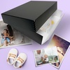 image:imageGolden State Art Drop Front Archival Storage Box 875x1075x3Black  AcidFree 8x10 Museum Photo Storage Box with Metal Edge Preserve Documents Prints Poster Photographs Arts And Crafts9x12