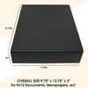 image:imageGolden State Art Drop Front Archival Storage Box 875x1075x3Black  AcidFree 8x10 Museum Photo Storage Box with Metal Edge Preserve Documents Prints Poster Photographs Arts And Crafts9x12