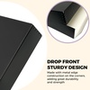 image:imageGolden State Art Drop Front Archival Storage Box 875x1075x3Black  AcidFree 8x10 Museum Photo Storage Box with Metal Edge Preserve Documents Prints Poster Photographs Arts And Crafts11x14