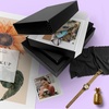 image:imageGolden State Art Drop Front Archival Storage Box 875x1075x3Black  AcidFree 8x10 Museum Photo Storage Box with Metal Edge Preserve Documents Prints Poster Photographs Arts And Crafts9x12