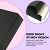 image:imageGolden State Art Drop Front Archival Storage Box 875x1075x3Black  AcidFree 8x10 Museum Photo Storage Box with Metal Edge Preserve Documents Prints Poster Photographs Arts And Crafts9x12