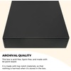 image:imageGolden State Art Drop Front Archival Storage Box 875x1075x3Black  AcidFree 8x10 Museum Photo Storage Box with Metal Edge Preserve Documents Prints Poster Photographs Arts And Crafts11x14
