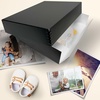 image:imageGolden State Art Drop Front Archival Storage Box 875x1075x3Black  AcidFree 8x10 Museum Photo Storage Box with Metal Edge Preserve Documents Prints Poster Photographs Arts And Crafts11x14