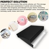 image:imageGolden State Art Drop Front Archival Storage Box 875x1075x3Black  AcidFree 8x10 Museum Photo Storage Box with Metal Edge Preserve Documents Prints Poster Photographs Arts And Crafts14x18