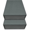 image:imageGolden State Art Drop Front Archival Storage Box Gray 1175x1525x3 Inch  AcidFree Museum Box with Metal Edge Corner for Storing Artwork Photos Documents Prints Arts And CraftsGray