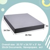image:imageGolden State Art Drop Front Archival Storage Box Gray 1175x1525x3 Inch  AcidFree Museum Box with Metal Edge Corner for Storing Artwork Photos Documents Prints Arts And CraftsGray