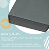image:imageGolden State Art Drop Front Archival Storage Box Gray 1175x1525x3 Inch  AcidFree Museum Box with Metal Edge Corner for Storing Artwork Photos Documents Prints Arts And CraftsGray